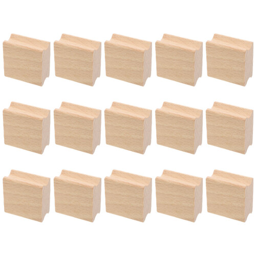 75Pz Vuoti in Legno Khaki Per Intaglio E Uso 1