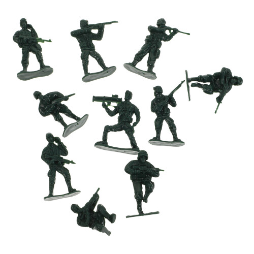 400Pz Figurine Verdi in 10 Pose Per Giochi E Feste 2