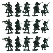 400Pz Figurine Verdi in 10 Pose Per Giochi E Feste