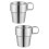 2Pz Tazze Camping in Con Manico Pieghevole, Argento 9