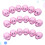36Pz Gioco Auto Rosa Pig in Resistente Per Bambini 11