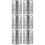 6Pz Organizer Tavola Acciaio Argento, Porta Bacchette E 2