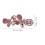 2Pz Rosa Metallo Con Clip Decorativa 9