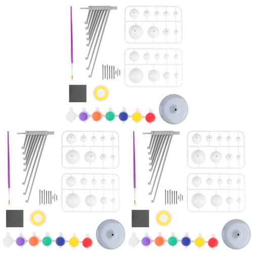 3Pz Kit Solare Da Te in Legno Per Bambini Creativi 1