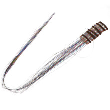 12Pz Decorazione Glitterata Clip in Estensioni Colorate