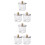 6Pz Manicure Art Dish in Trasparente Per Polveri E Liquidi 4