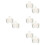 8Pz Nail Dish in Con Coperchio Per Manicure E Acrilici 8