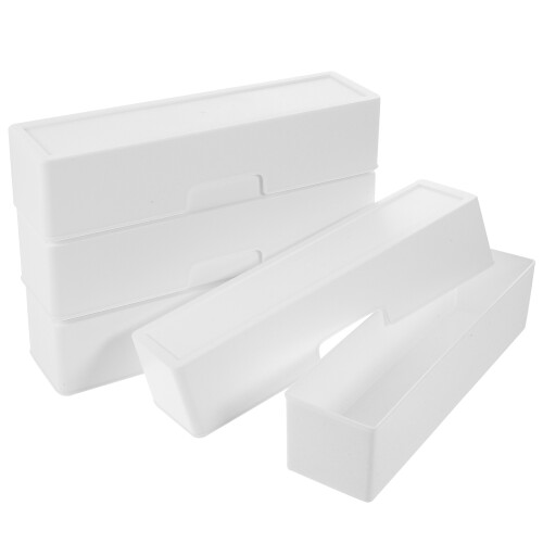 12Pz Contenitore Desktop Bianco Per Cosmetici E Articoli Casa 1