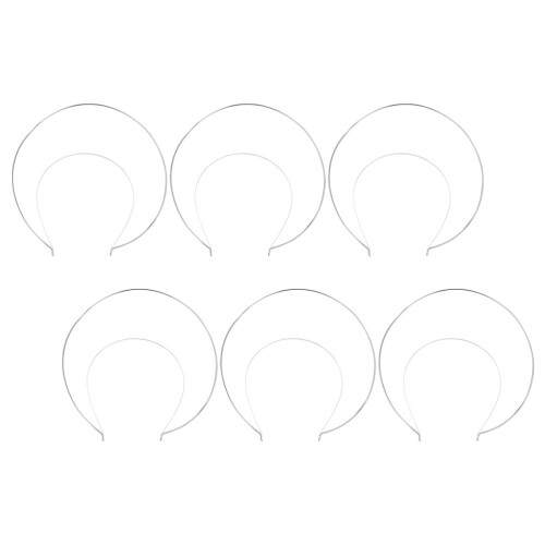 12Pz Fasce Metallo Argento Chic E Versatili