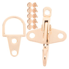 3Set Clip Fibbia Decorativa Per Cinture E Cappotti Metallo Vintage