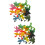 48Pz Rane Piccole Colorate Per Decorazioni E Regali 9