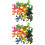 48Pz Rane Piccole Colorate Per Decorazioni E Regali 7