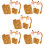 5Set Costume Animal Cosplay Conorecchie E Coda in Tessuto 8
