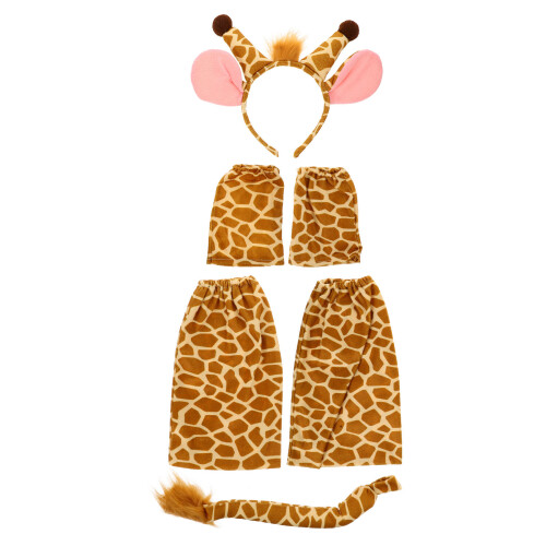 5Set Costume Animal Cosplay Conorecchie E Coda in Tessuto 1