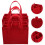 6Pz Borsa Porta Con 6 Compartimenti E Manico Pratico 9