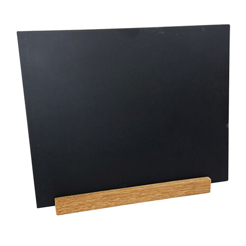 3Pz Mini Lavagna in Legno Nero, Decorativo E Riutilizzabile