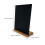 3Pz Mini Lavagna in Legno Nero, Decorativo E Riutilizzabile 2
