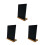 3Pz Mini Lavagna in Legno Nero, Decorativo E Riutilizzabile 3