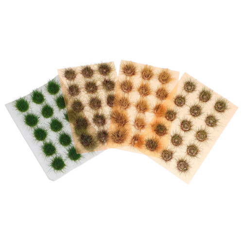 20Pz Erba Statica Nylon Per Paesaggi Ferroviari E Modellismo