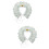 2Pz Bavaglino Gatto Pizzo Con Decorazione Chic 7
