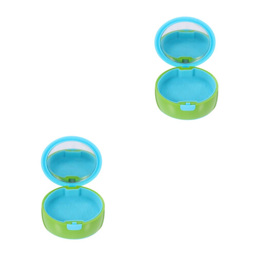 2Pz Portadentiera Strato in ABS, Custodia E 2