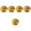 5Pz Piatti Ottone Per Drum Kit, Per Pratica Jazz 5