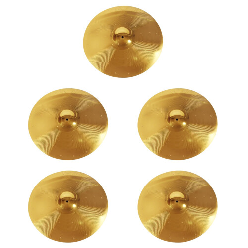 5Pz Piatti Ottone Per Drum Kit, Per Pratica Jazz 2