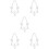 5Pz Catena Strato Argento in Stile Unisex Robust 10