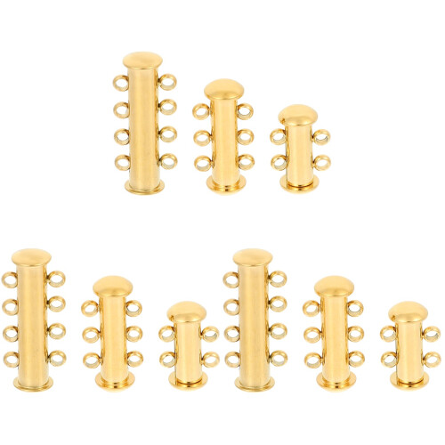 9Pz Fermagli Gioielli Dorati Alta Per Collane E Bracciali 1