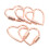 10Pz Moschettoni Cuore Rosa Per Collane E Bracciali Artigianali 2