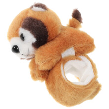 3Pz Braccialetti Slap Bambini Peluche Colorati Festa Animale