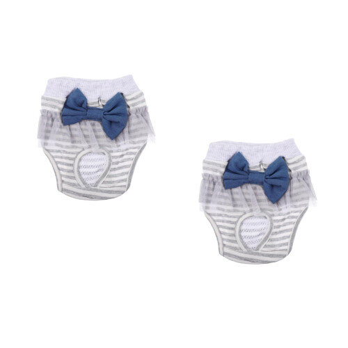 2Pz Pannolini Cane Cotone Riutilizzabili Comfort Per Periodo 2
