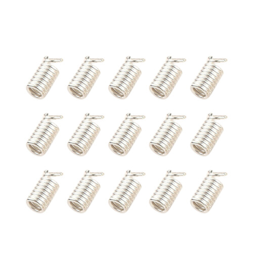 15Conf Clip Fermaglio Argento Per Creazioni Collane E Bracciali DIY