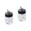 2Pz Barattoli 22Cc Trasparente Airbrush Per Miscelazione 9