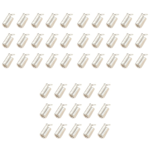 15Conf Clip Fermaglio Argento Per Creazioni Collane E Bracciali DIY 2