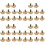 40Pz Coppette Ramate Oro Strumenti Musicali Per Danza Bambini 7