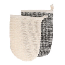 8Pz Shower Esfolianti Sisal Doppio Per Bagno E Massaggio