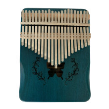 2Set Strumento Musicale Kalimba 21 Toni Pianoforte Legno Solido