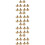 40Pz Coppette Ramate Oro Strumenti Musicali Per Danza Bambini 10