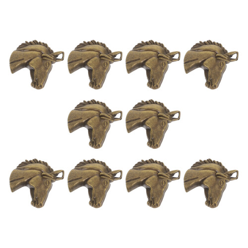 30Pz Collana Pendente Marrone Scuro in Per 1