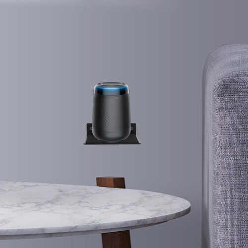 5Pz Muro Per Speaker Con Feltro Elegante Nero 2