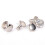 1000Pz Borchie Metalliche Con Cristalli Per Moda DIY 1