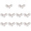 1000Pz Borchie Metalliche Con Cristalli Per Moda DIY 4