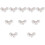 1000Pz Borchie Metalliche Con Cristalli Per Moda DIY 9