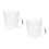 2Pz Tazza Latte Chiaro Multifunzione Per Casa 8