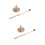 2Set Per A Cono in Rame Con Cucchiaio, Set DIY Dorato 6