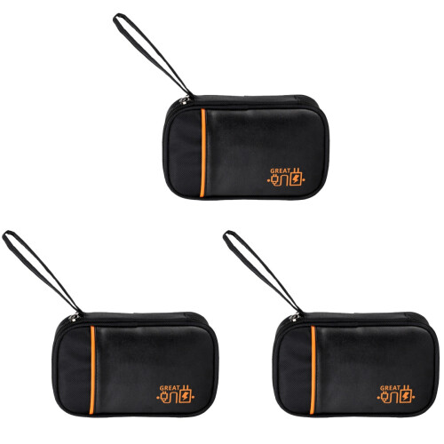 3Pz Organizer Custodia Nero Borsa Protezione 1