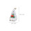 12Pz Fermagli Cappello Natale Materiale Per 10