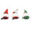 12Pz Fermagli Cappello Natale Materiale Per 2