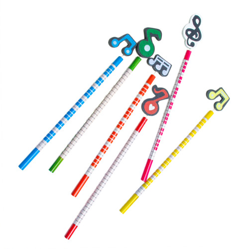 12Pz Per Musicale Materiale Legno Colorato 2